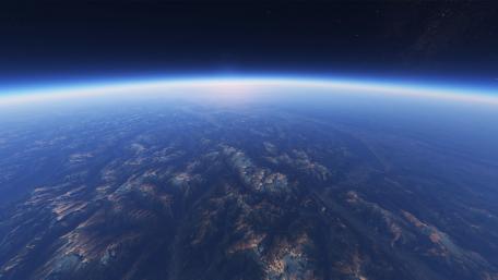 Earth horizon wallpaper