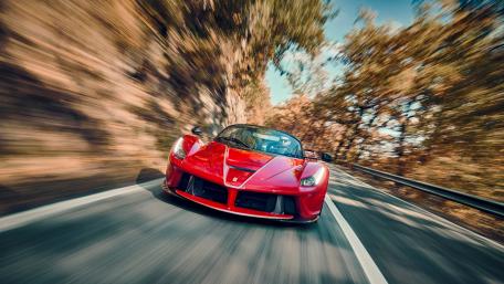 Ferrari La Ferrari Aperta Red wallpaper