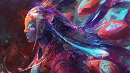 Mystical Essence of a Fantasy Maiden wallpaper