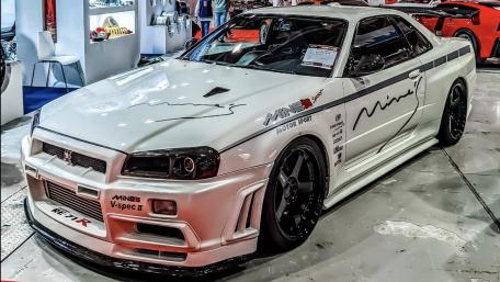 Mine's Motorsport R34 GTR wallpaper