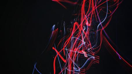 Energizing Neon Light Abstract Art wallpaper