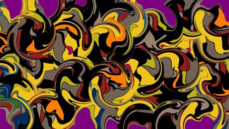Colorful Volutes. 2021. wallpaper