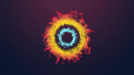 Fire circle wallpaper