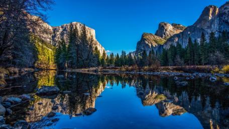 Yosemite reflection wallpaper