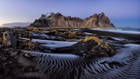 Vestrahorn Mountains from Stokksnes (Iceland) wallpaper