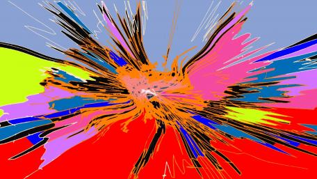 Vibrant Chaos of Colorful Energy wallpaper