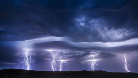 Electric Storm's Fury Unleashed wallpaper