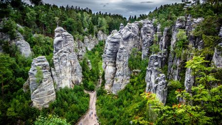 Rocks Prachov wallpaper