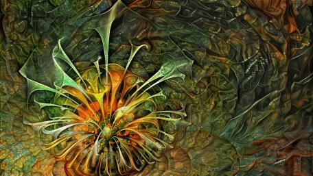 Vibrant Whispers of Abstract Creativity wallpaper