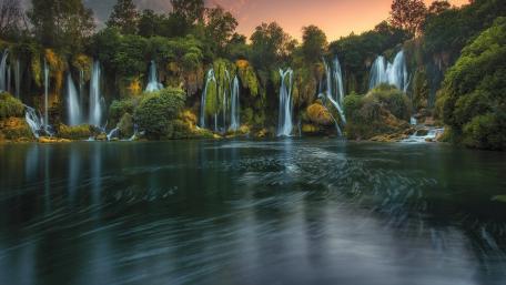 Kravice Waterfall wallpaper