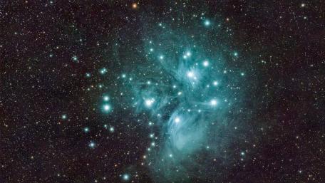 Mystical Star Cluster in Deep Space wallpaper