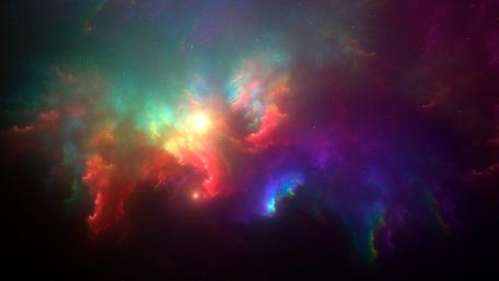 Vibrant Cosmic Nebulae Artwork That Captivates the Imagination wallpaper