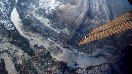 Majestic View of Earth from Space wallpaper