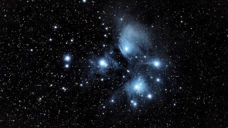 Pleiades Star Cluster in Stunning Detail wallpaper