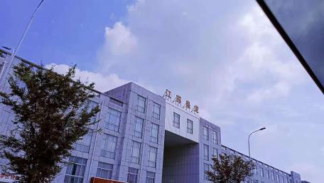 Modern Urban Landscape with Blue Sky Above wallpaper