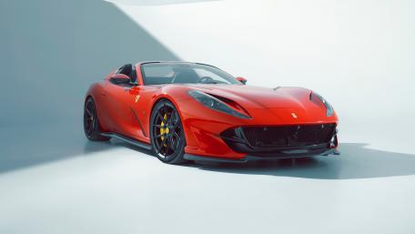Red Ferrari 812 GTS in Stunning Detail wallpaper
