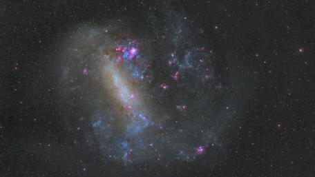 Stunning Cosmic Nebula with Stars Shine Brightly wallpaper