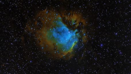 Cosmic Beauty of a Nebula in Space wallpaper