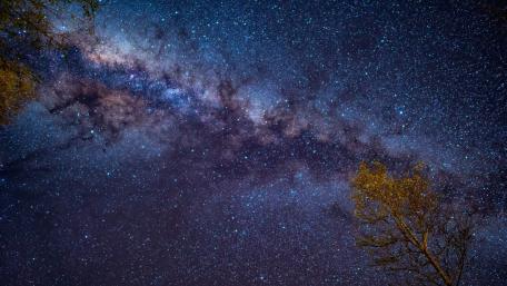 Cosmic Wonders of the Milky Way Night Sky wallpaper