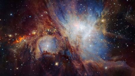 Celestial Wonders of the Orion Nebula wallpaper