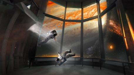Weightlessness wallpaper