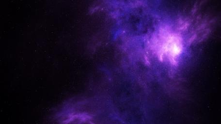 Mystical Purple Nebula in the Universe wallpaper