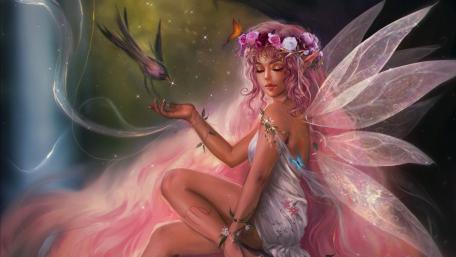 Whimsical Fairy Enchantment wallpaper
