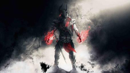 Warrior of the Blazing Shadows wallpaper