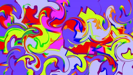 Vibrant Whirl of Abstract Colors wallpaper