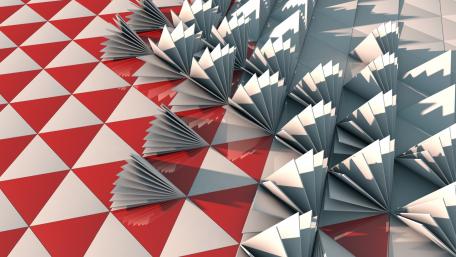 Dynamic Triangular Depths of Design wallpaper