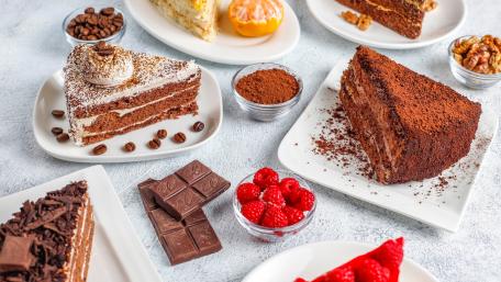 Delicious Assortment of Irresistible Desserts for Cake Lovers wallpaper