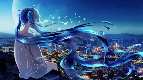 Ethereal Blue Melody wallpaper