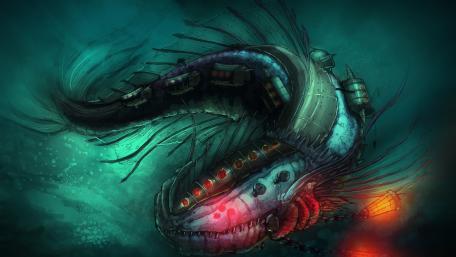 Mystical Deep Sea Voyage wallpaper