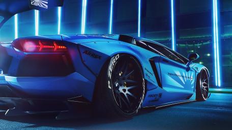 Exhilarating Elegance in Blue wallpaper