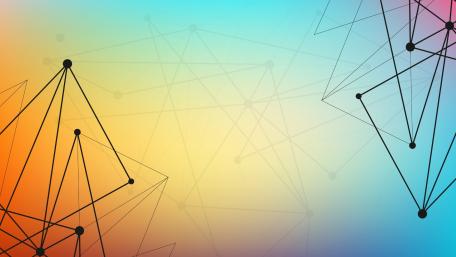 Geometric Triangle Artistry with Gradient wallpaper
