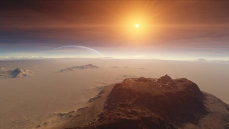 Ethereal Horizons of a Distant World wallpaper