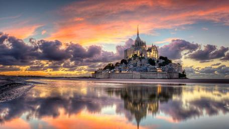 Mont Saint Michel Abbey wallpaper