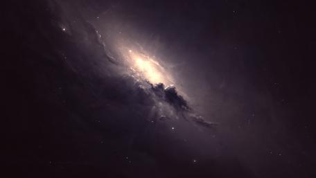 Journey in the universe fantasy space art wallpaper