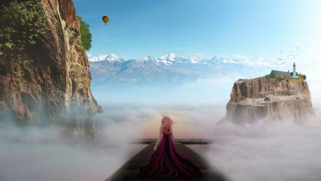 Dreams of a Floating Realm wallpaper