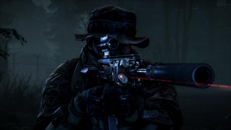 Shadow Sniper at Dusk wallpaper