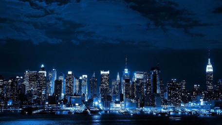 Jersey City from Hamilton Park wallpaper