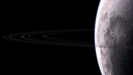 Planetary ring wallpaper