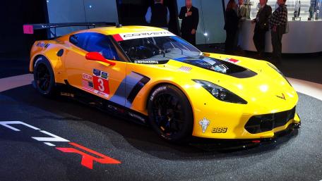 Brilliant Chevrolet Corvette C7.R Showcasing Speed and Style wallpaper