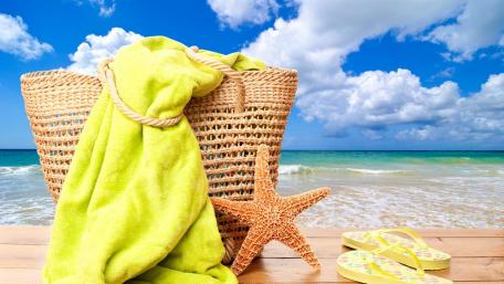 Summer Serenity at the Beach wallpaper
