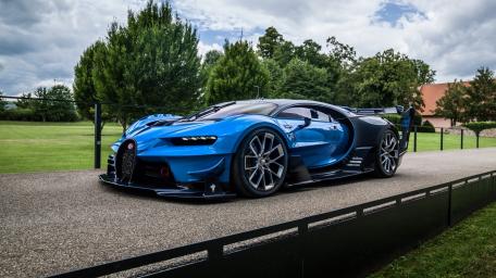 Dreaming of the Fast Lane with Bugatti Vision Gran Turismo wallpaper