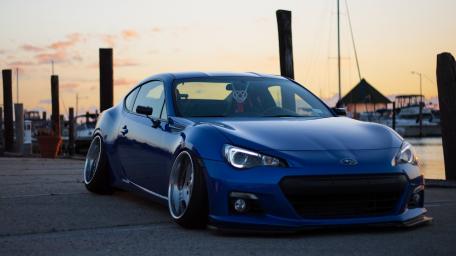 Subaru BRZ low rider wallpaper