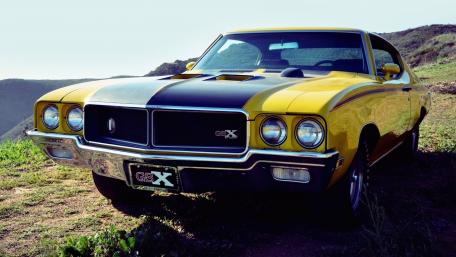 Vintage Buick GSX Showcasing Timeless Muscle Car Design wallpaper