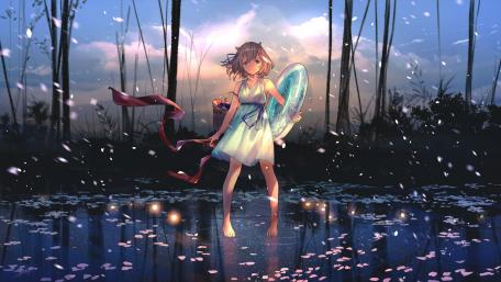 Enchanted Twilight Reflections wallpaper
