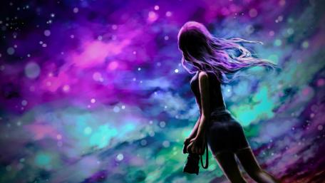 Photographer girl wallpaper