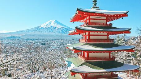 Chureito Pagoda shrine wallpaper